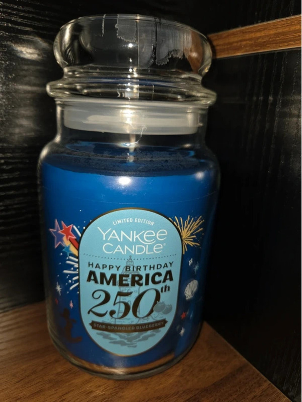 22oz Yankee Candle Star Spangled Blueberry